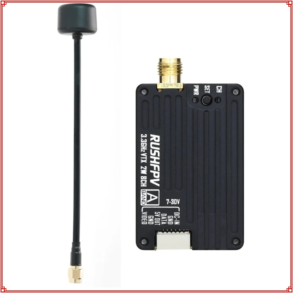 Fpv Drone Antenna - Nuovo Trasmettitore RUSHFPV 3.3G 2W VTX