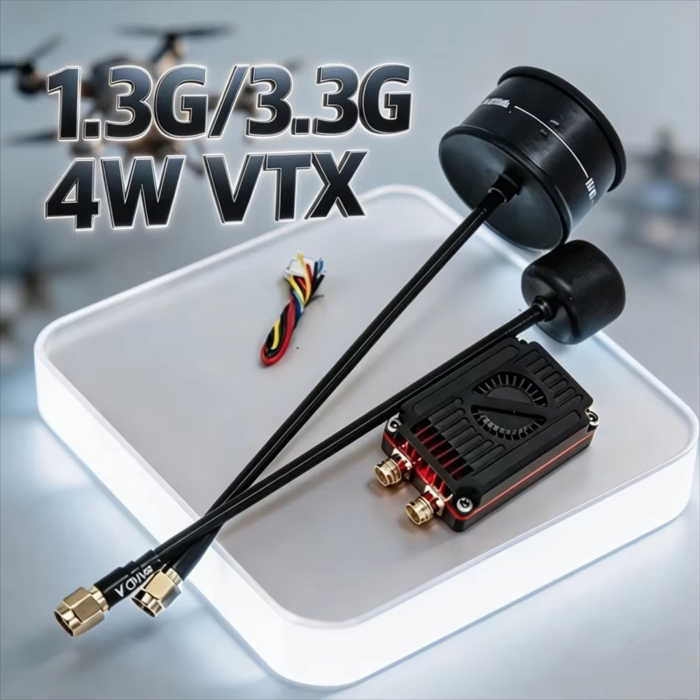 Fpv Drone Antenna - Rushfpv Rush 1.3G/3.3G 4W 7-30V Trasmettitore