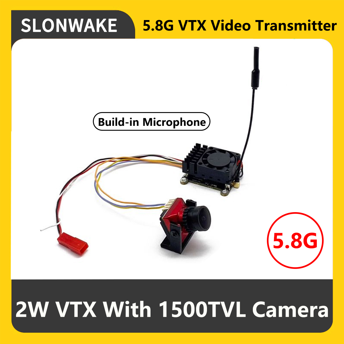 SLONWAKE 5.8G 2000mW Trasmetti - Fpv Drone Camera recensione e prezzo